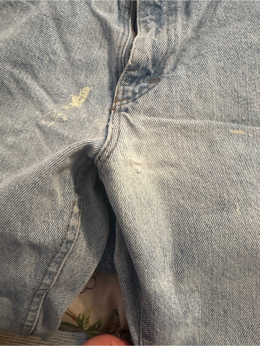 Vintage LL Bean Double L Relaxed Fit Jeans 36x30 Distressed Worn Faded 90s Denim - Picture 6 of 10